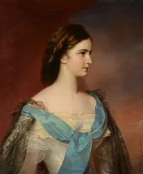 Alemán: Retrato de la emperatriz Elisabeth de Austria (1837-1898) Retrato de la emperatriz Elisabeth de Austria (1837-1898)