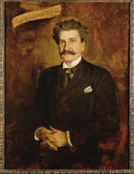 Johann Strauss hijo ... (pintura sobre lienzo)