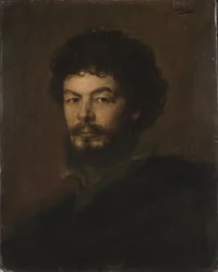 Retrato del arquitecto y escultor Lorenz Gedon (1844-1883)