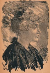 Boceto de F. Skarbina, 1896, 1898