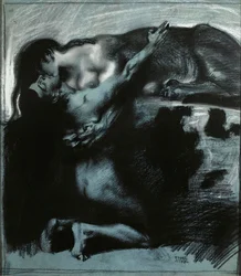 Beso de una esfinge, entre 1890 y 1914