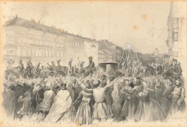 Procesión de Alejandro II, 1862