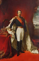 Emperador Napoleón III ... (pintura sobre lienzo)