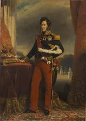 Francés:  Louis-Philippe 1er, Roi des Francais (1773-1850) Luis Felipe I con uniforme de oficial general