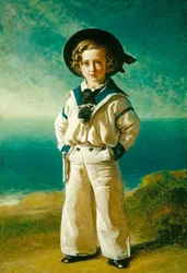 Rey Eduardo VII 1841-1910, cuando Alberto Eduardo, Príncipe de Gales, 1846
