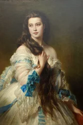 Nadezhda Nikolayevna Rimskaya-Korsakova, de soltera Purgold, hacia 1870