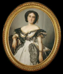 Portrait de femme - retrato de una dama ...