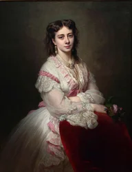 Retrato de la Condesa Maria Branicka 1843-1918, nacida Princesa Sapieha, 1865