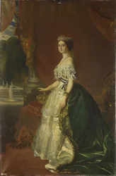 Retrato de Eugenia de Montijo 1826-1920, Emperatriz de los franceses, 1853