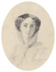 Retrato de la Gran Duquesa Olga Nikolaevna de Rusia 1822-1892, Reina de Wurtemberg