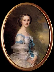 Retrato de Louise Sophie Melanie Renouard de Bussiere, condesa Edmond de Pourtales (1836-1914)
