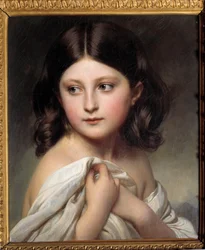 Retrato de una niña llamada Princesa Charlotte