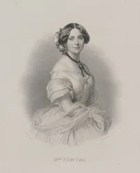 Retrato de la cantante de ópera Henriette Sontag 1806-1854, c. 1850