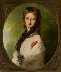 Retrato de Zofia Zamoyska, de soltera Potocka (1851-1927)