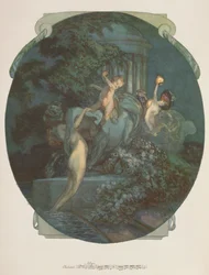 Centauro, Ninfas y Cupido