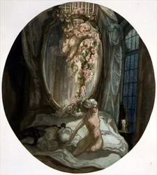 Mujer en la cama