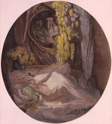 Mujer en la cama