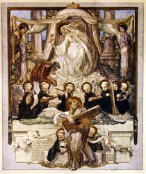 Ilustración de la Divina Comedia de Dante, Paraíso, Canto XXXIII, 1921
