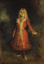 Marion Lenbach 1892-1947, la hija del artista, 1900