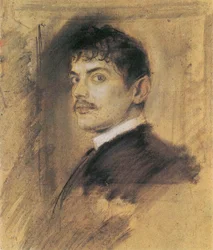 Retrato de Franz Stuck