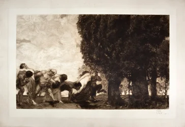 Bacantes, sátiros y ninfas