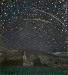 Les etoiles filantes (Franz y Mary von Stuck)
