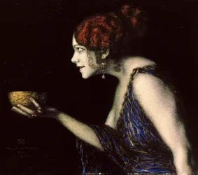 Tilla Durieux 1880-1971 como Circe, c.1913
