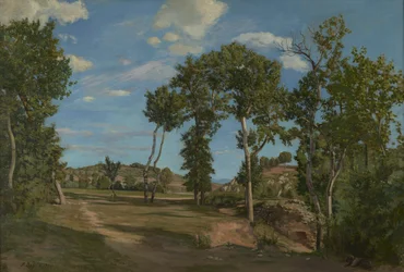 Paisaje junto al río Lez