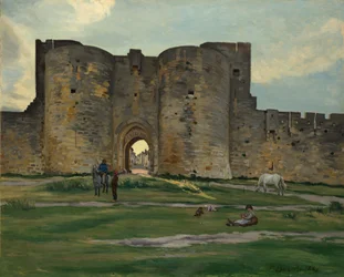 Porte de la Reine en Aigues-Mortes, 1867
