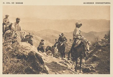 Paso de Bassæ. Por encima de Andritsæna