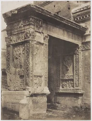 Arco del orfebre, Roma, 1850