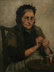 El hilo de la vida corre suave aún, 1885