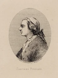 Retrato del violinista y compositor Gaetano Pugnani 1731-1798