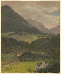 Paisaje de los Alpes Bávaros