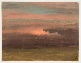 Estudio de nubes al atardecer