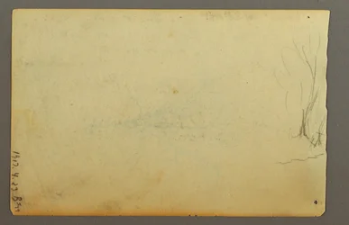 Dibujo, Un árbol sin hojas, febrero de 1845