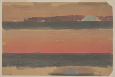 Dibujo, Cabo San Juan, Terranova, 1 de junio de 1859