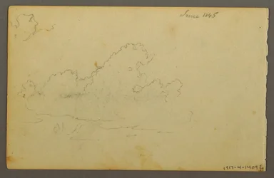 Dibujo, Catskill Mountain House, 1844