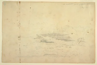 Dibujo, Estudios sobre las nubes, agosto de 1844