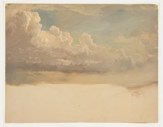 Dibujo, Estudio de nubes, marzo de 1871