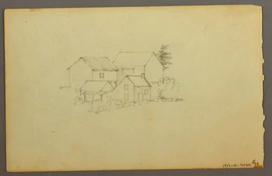 Dibujo, Estudio de nubes, 1844