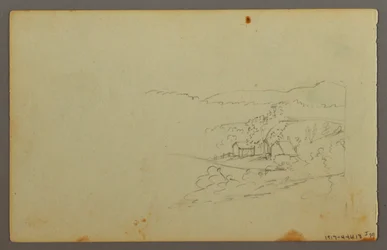 Dibujo, Estudio de nubes, posiblemente 1844