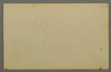 Dibujo, Nubes, 1844