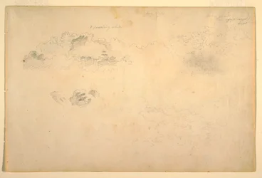 Dibujo, Nubes, 1844