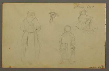 Dibujo, Nubes, 1844