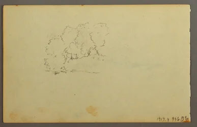 Dibujo, Nubes, 1844