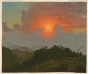 Dibujo, Cielo nublado, agosto de 1865