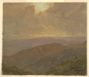 Dibujo, Cielo nublado, agosto de 1865