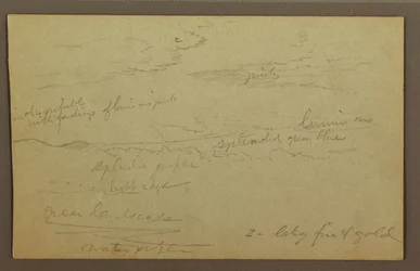 Dibujo, Cielo nublado, posiblemente 1860s