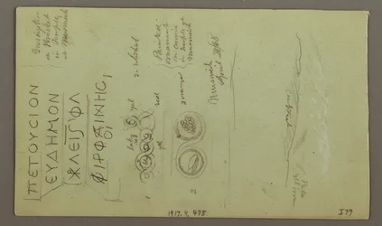 Dibujo, Fachada si el Parrelorium, 28 de abril de 1868